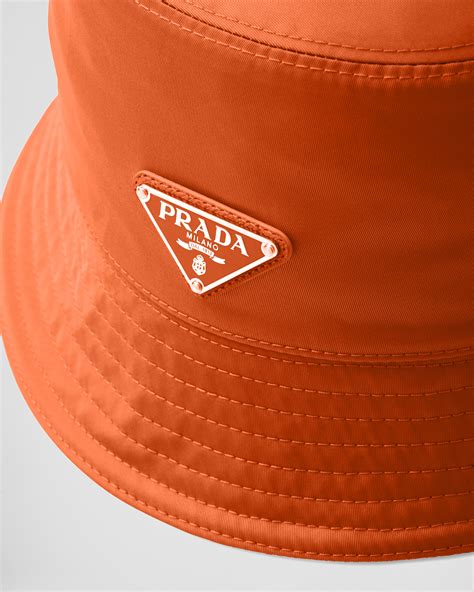 backet prada|Prada nylon bucket hat.